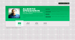 Desktop Screenshot of albertospeggiorin.com