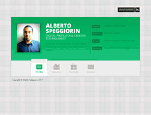 Tablet Screenshot of albertospeggiorin.com